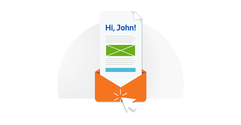 Personalize your email subject lines to boost open rates 