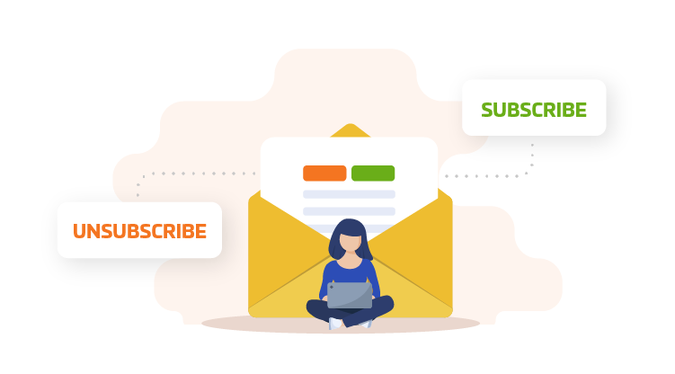 Email newsletters as a communication channel give us the option to subscribe and unsubscribe whenever we want. 
